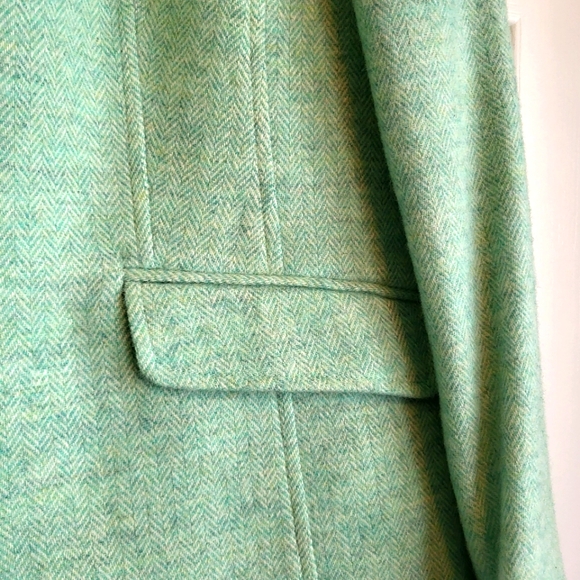 Talbots mint wool jacket size 12 - Picture 3 of 7